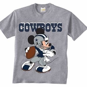 Dallas Cowboys 'Mickey Mouse Toddler Tee sizes 2T-thru-6T available
